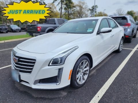 Crystal White Tricoat 2019 Cadillac CTS Luxury AWD