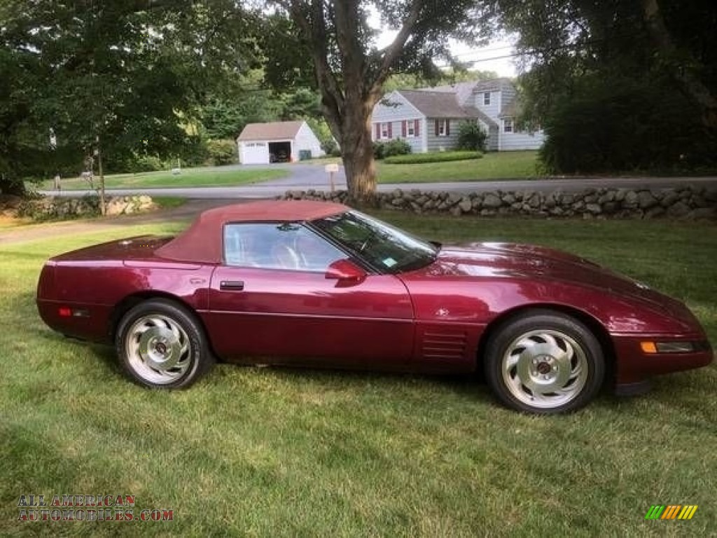 1993 Corvette Convertible - Ruby Red Metallic / Ruby Red photo #1