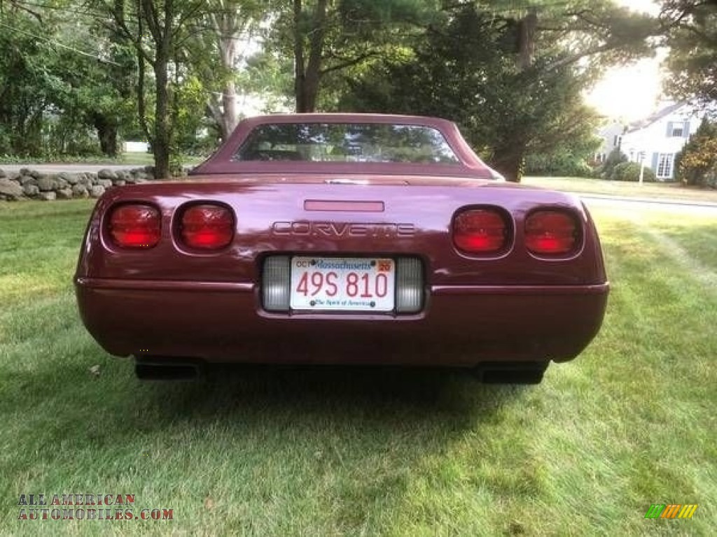 1993 Corvette Convertible - Ruby Red Metallic / Ruby Red photo #4