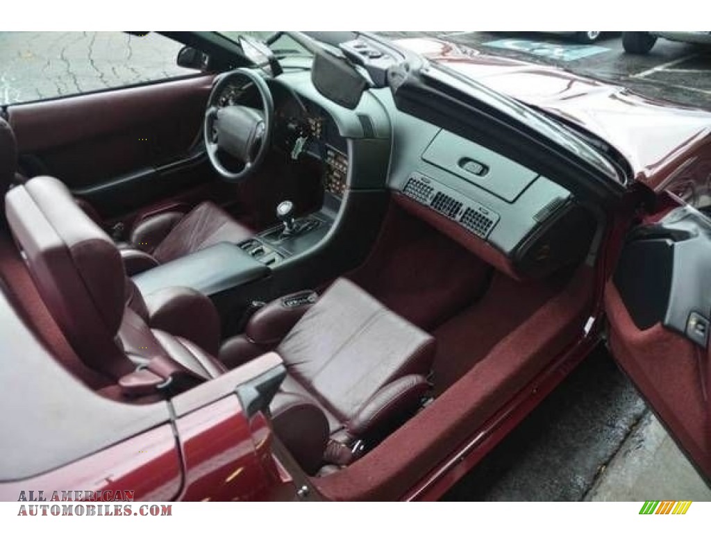 1993 Corvette Convertible - Ruby Red Metallic / Ruby Red photo #8