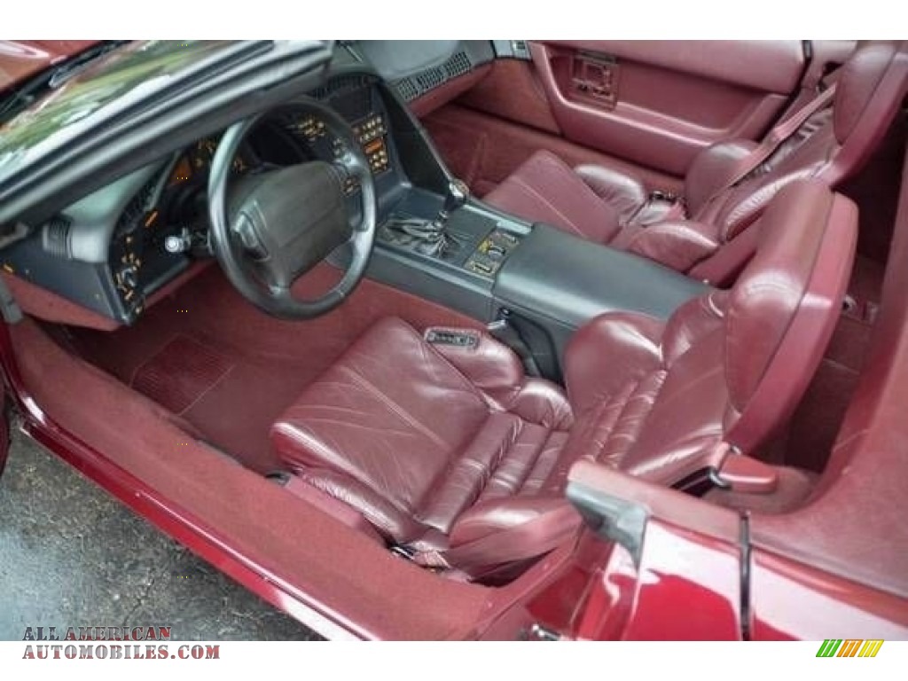1993 Corvette Convertible - Ruby Red Metallic / Ruby Red photo #14