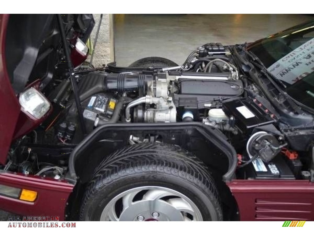 1993 Corvette Convertible - Ruby Red Metallic / Ruby Red photo #16