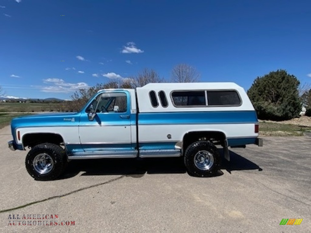 1978 C/K Truck K10 Silverado Regular Cab 4x4 - Mariner Blue / Blue photo #1