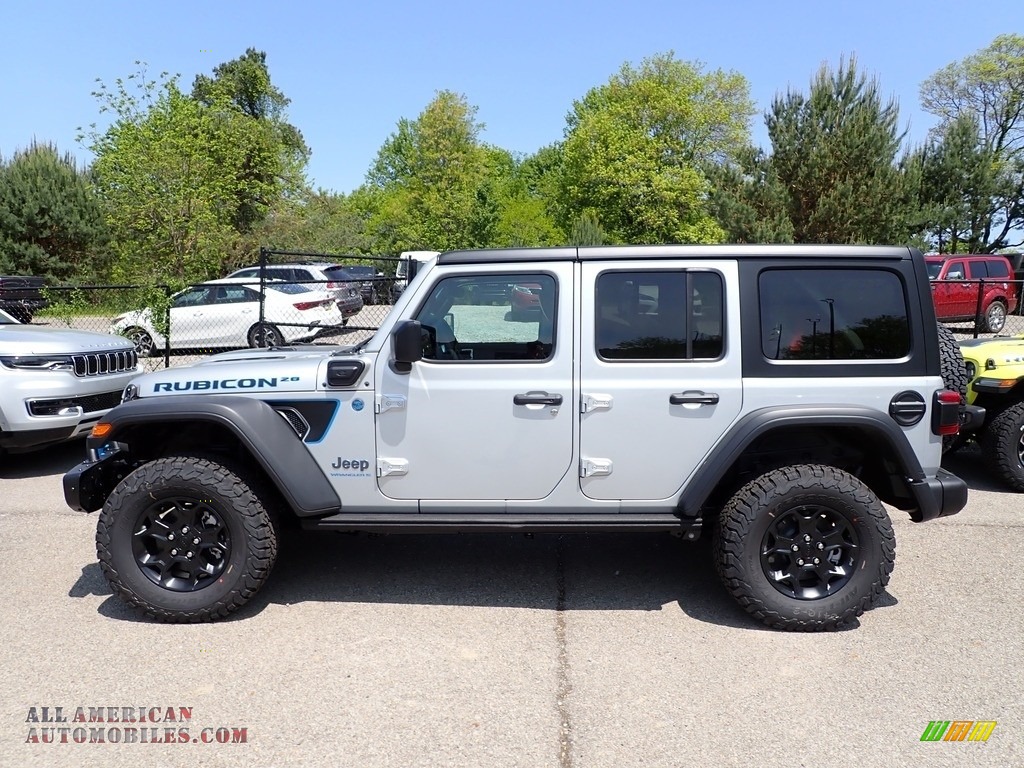 2023 Wrangler Unlimited Rubicon 4XE 20th Anniversary Hybrid - Silver Zynith / 20th Anniversary Red/Black photo #2