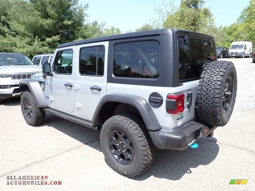 2023 Wrangler Unlimited Rubicon 4XE 20th Anniversary Hybrid - Silver Zynith / 20th Anniversary Red/Black photo #3