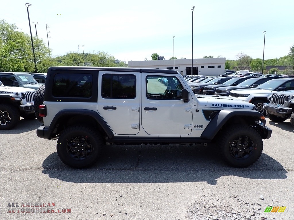 2023 Wrangler Unlimited Rubicon 4XE 20th Anniversary Hybrid - Silver Zynith / 20th Anniversary Red/Black photo #6