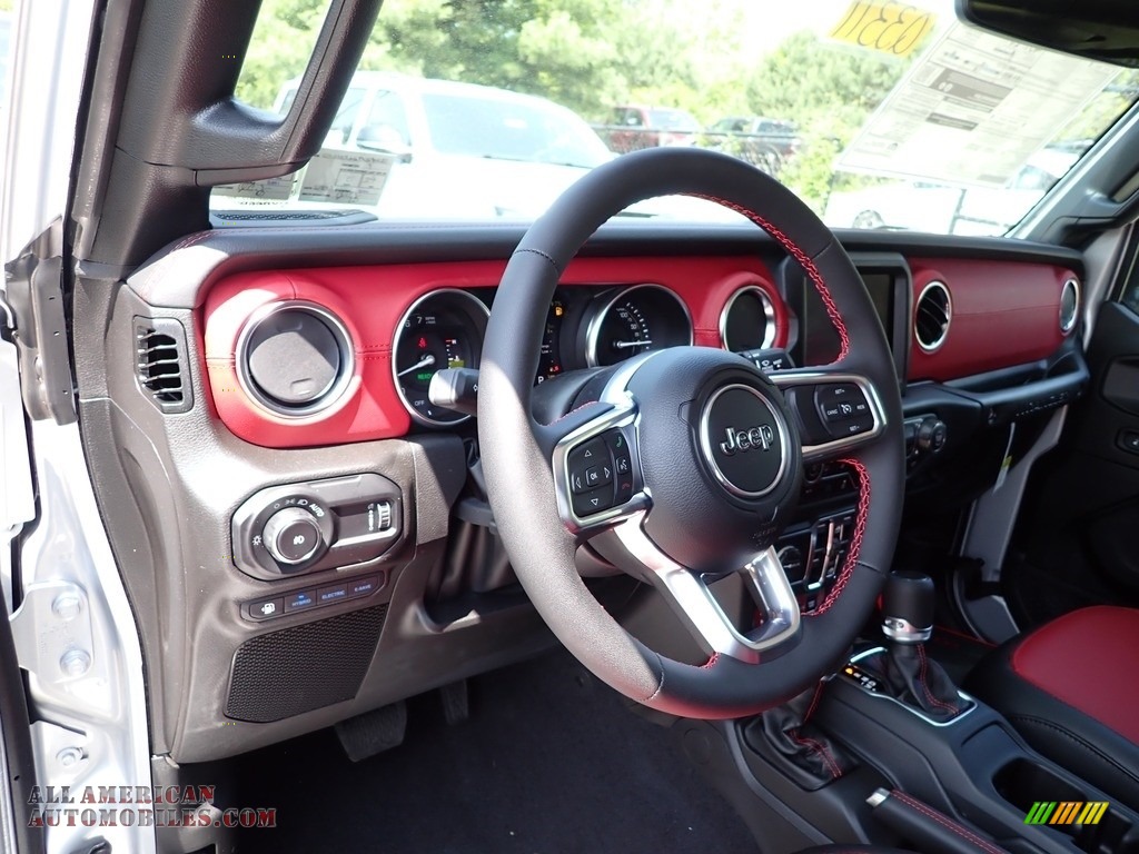2023 Wrangler Unlimited Rubicon 4XE 20th Anniversary Hybrid - Silver Zynith / 20th Anniversary Red/Black photo #24