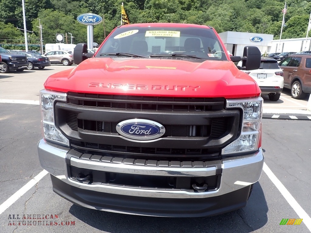 2021 Ford F250 Super Duty XL Regular Cab 4x4 in Race Red photo 3