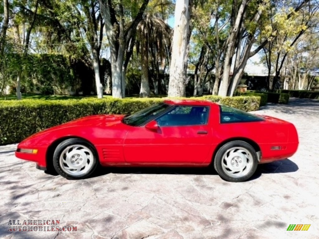 1991 Corvette Coupe - Bright Red / Black photo #15