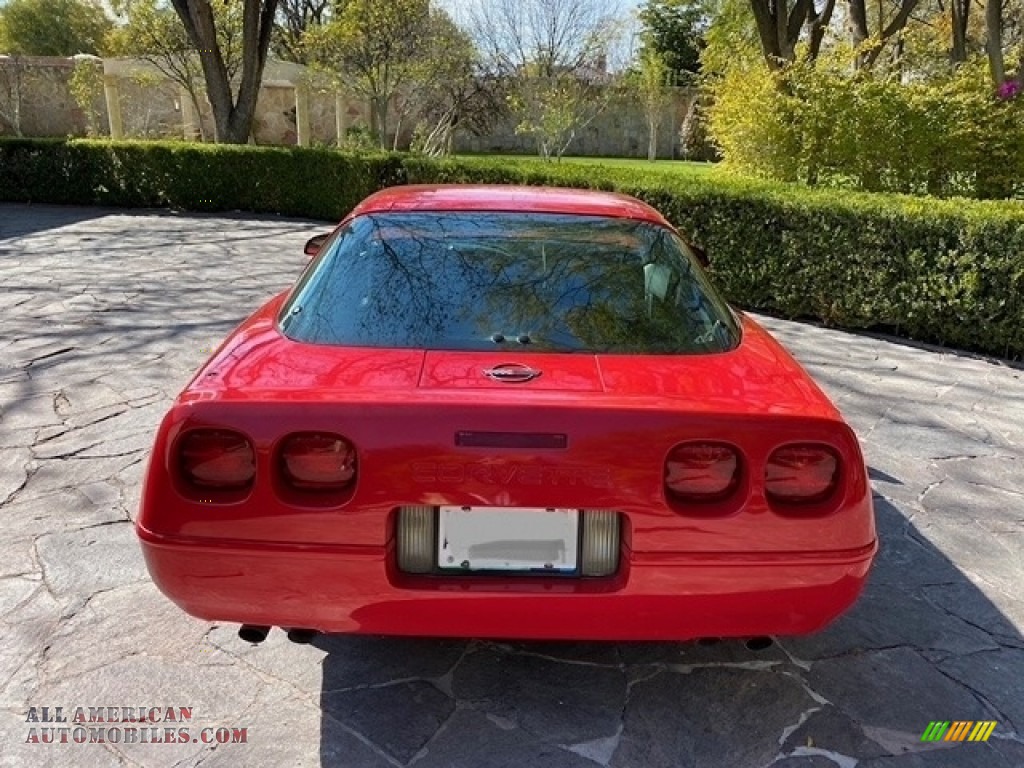 1991 Corvette Coupe - Bright Red / Black photo #16