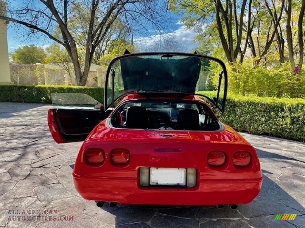 1991 Corvette Coupe - Bright Red / Black photo #17