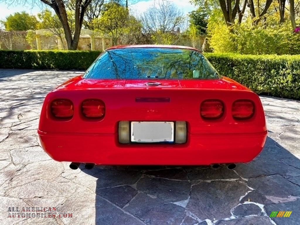 1991 Corvette Coupe - Bright Red / Black photo #18