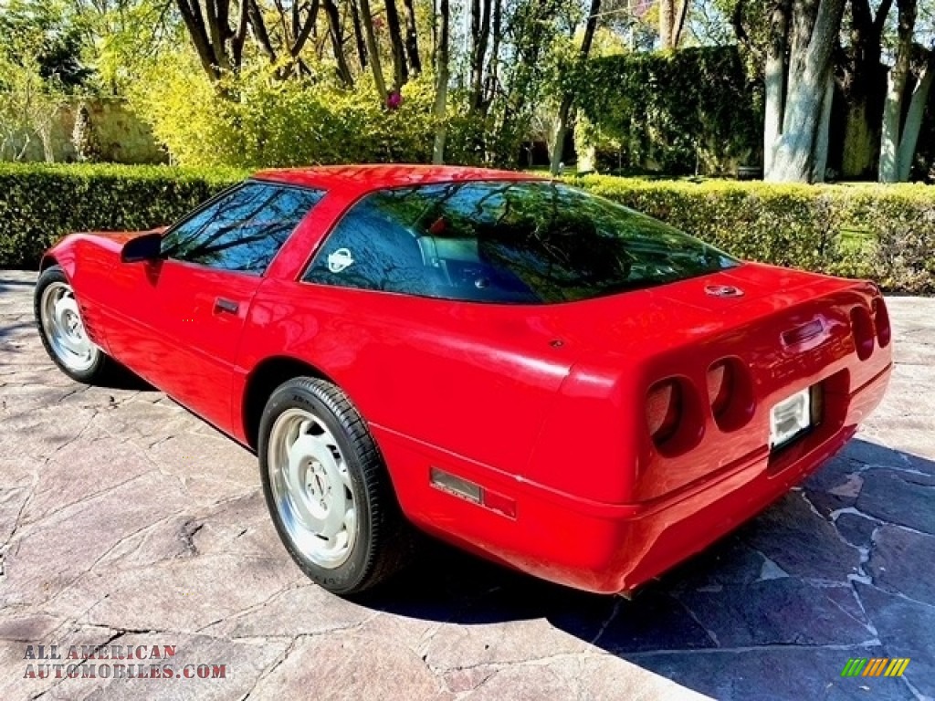 1991 Corvette Coupe - Bright Red / Black photo #20