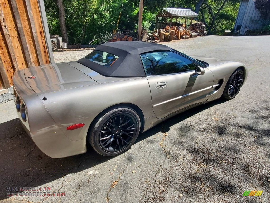1998 Corvette Convertible - Light Pewter Metallic / Black photo #4