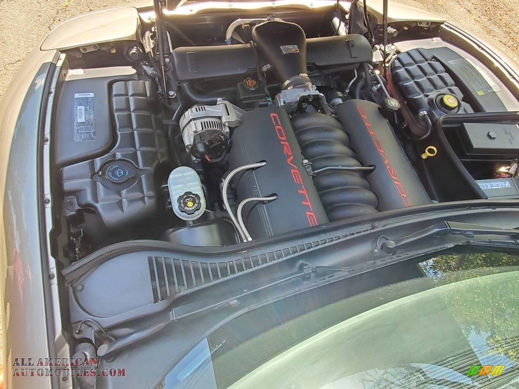1998 Corvette Convertible - Light Pewter Metallic / Black photo #7