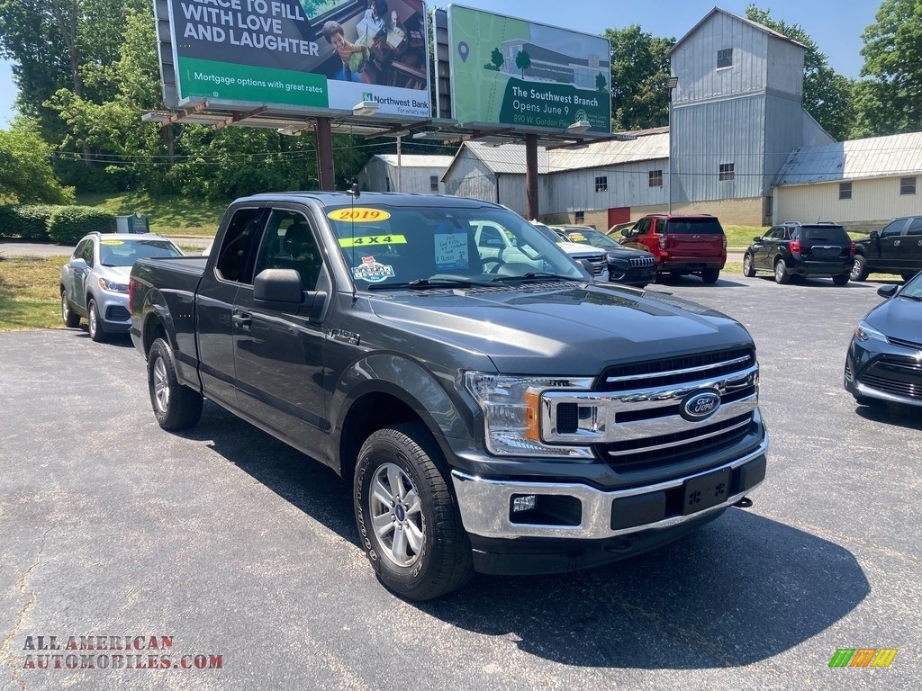 2019 F150 XLT SuperCab 4x4 - Magnetic / Earth Gray photo #6