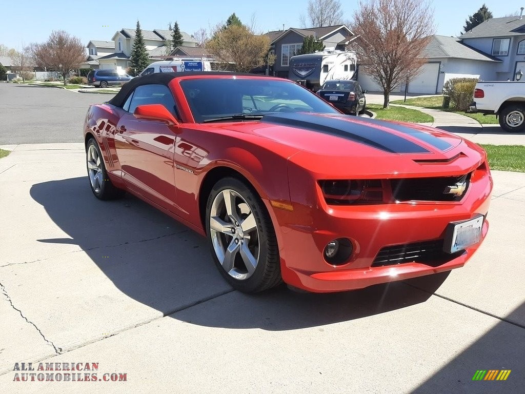Victory Red / Black Chevrolet Camaro SS Convertible
