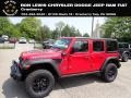 Jeep Wrangler Unlimited Rubicon 4XE 20th Anniversary Hybrid Firecracker Red photo #1