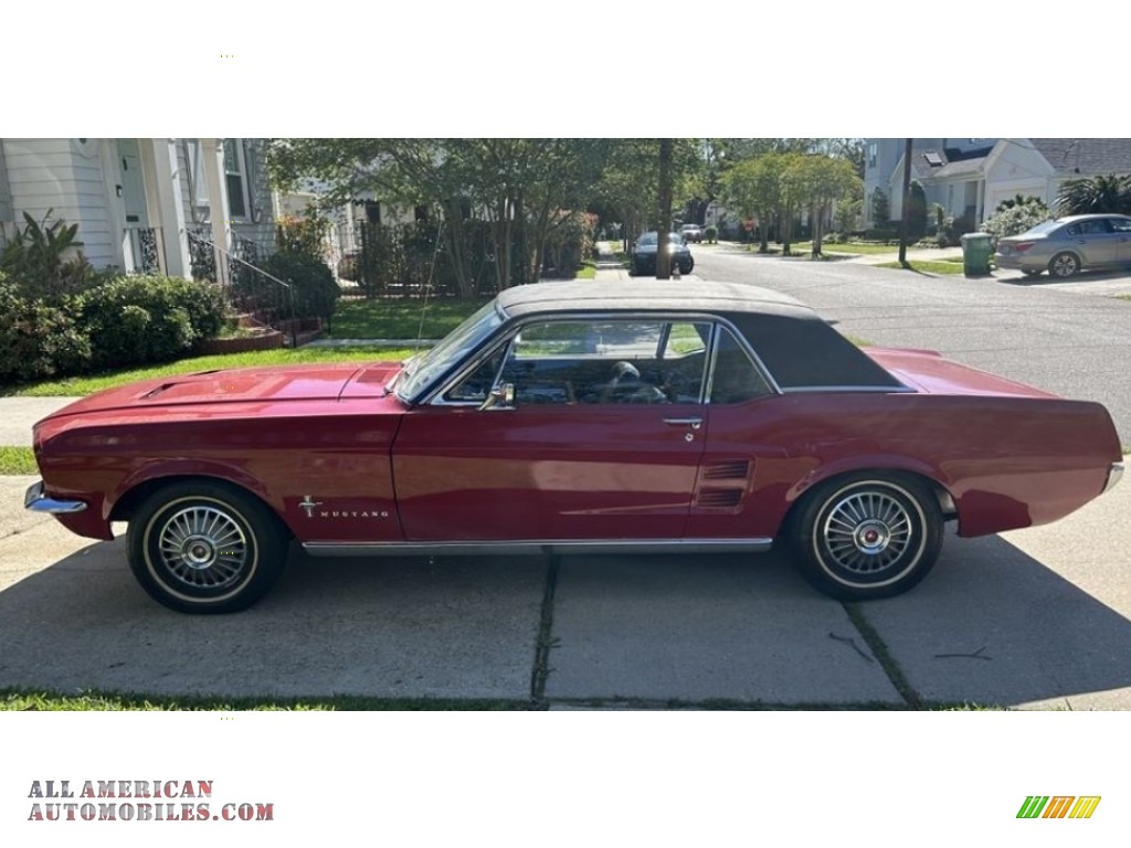 1967 Mustang Coupe - Candyapple Red / Black photo #1