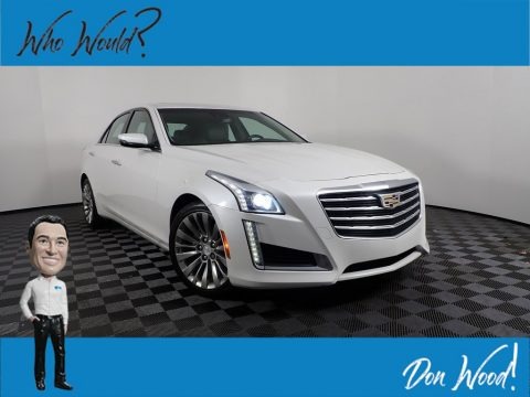 Crystal White Tricoat 2019 Cadillac CTS Luxury AWD