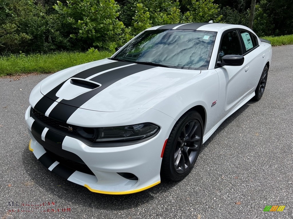 2023 Charger Scat Pack Plus - White Knuckle / Black photo #2