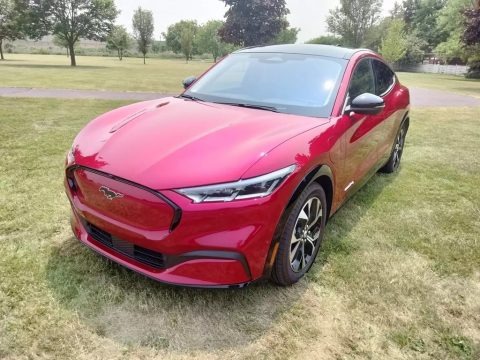 Rapid Red Metallic 2022 Ford Mustang Mach-E Premium eAWD