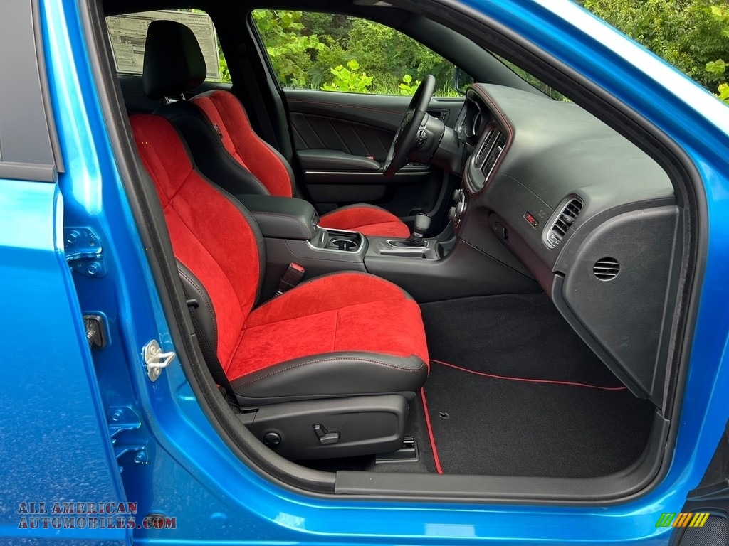 2023 Charger Scat Pack Plus - B5 Blue Pearl / Ruby Red/Black photo #17