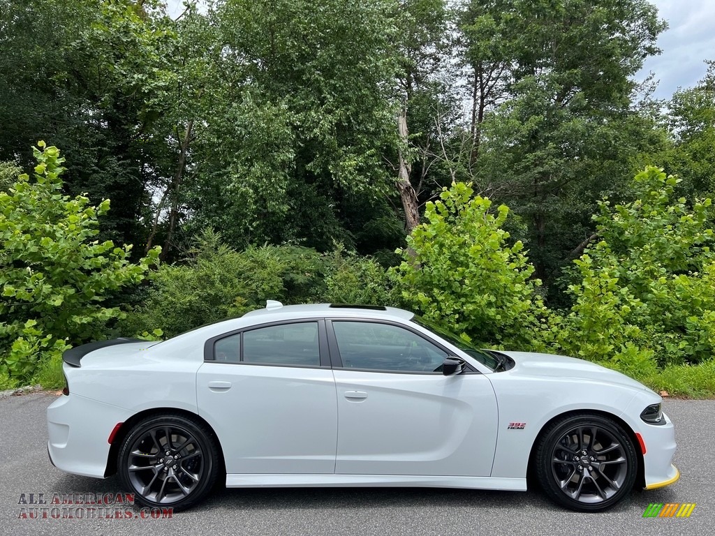 2023 Charger Scat Pack Plus - White Knuckle / Ruby Red/Black photo #5