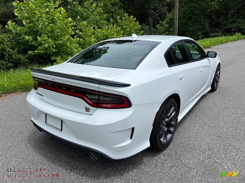 2023 Charger Scat Pack Plus - White Knuckle / Ruby Red/Black photo #6
