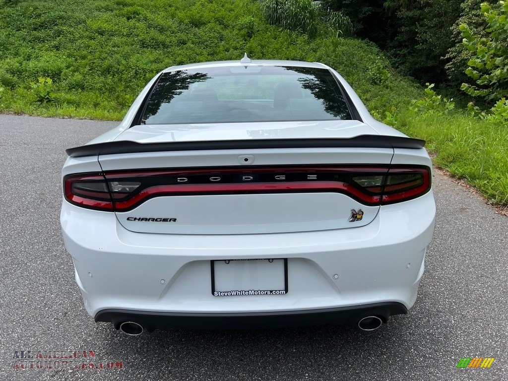 2023 Charger Scat Pack Plus - White Knuckle / Ruby Red/Black photo #7