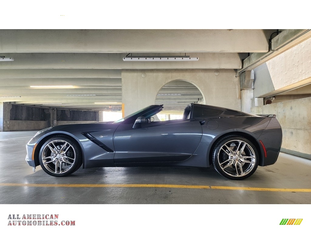 2014 Corvette Stingray Coupe Z51 - Cyber Gray Metallic / Brownstone photo #1