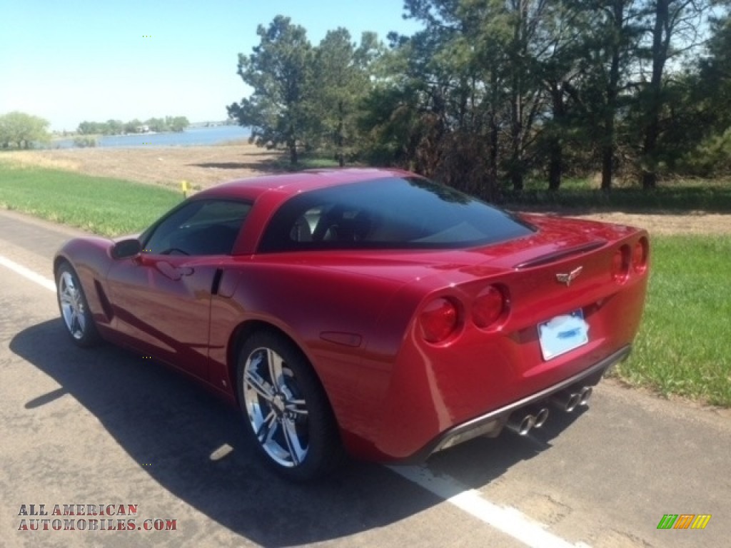 2008 Corvette Coupe - Crystal Red Metallic / Cashmere photo #5