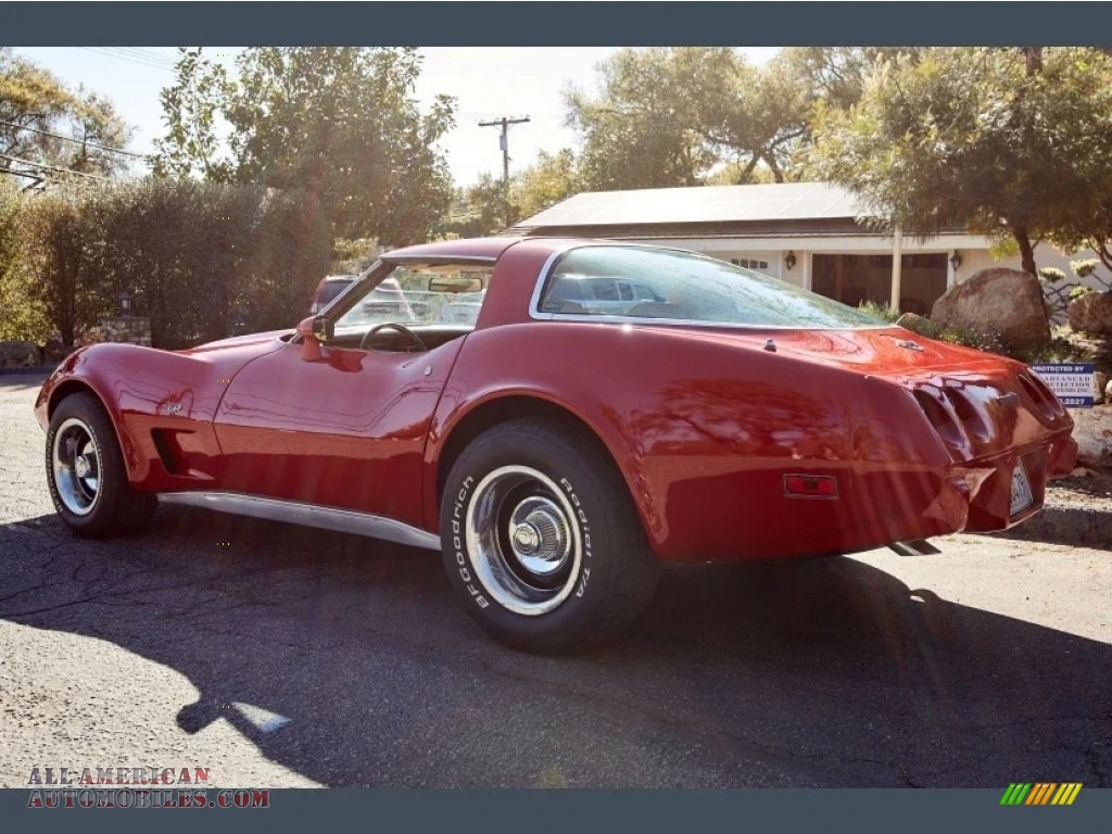 1978 Corvette Anniversary Edition Coupe - Red / Light Beige photo #13
