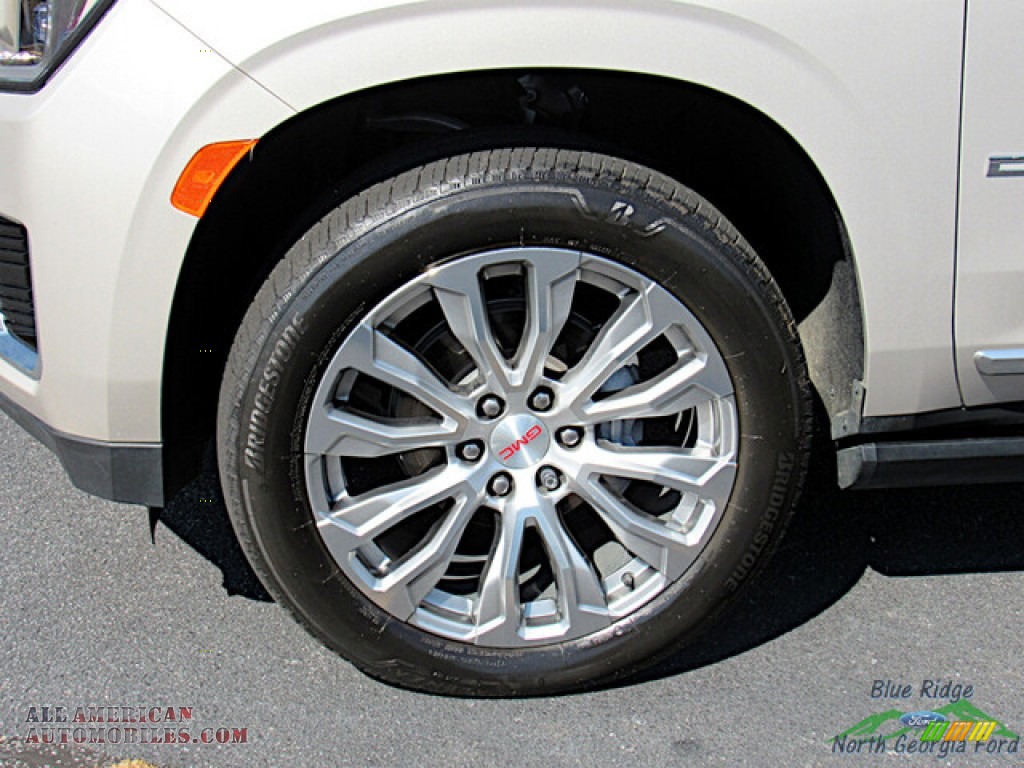 2022 Yukon XL Denali 4WD - Pearl Beige Metallic / Very Dark Ash Gray/Dark Walnut photo #9