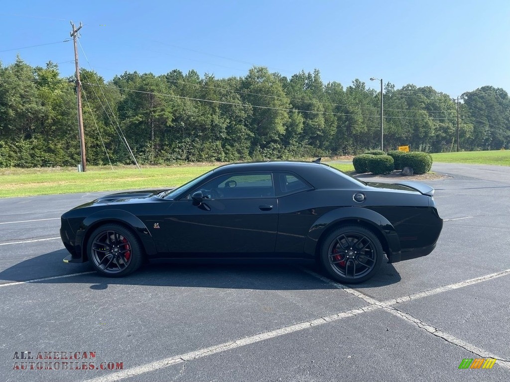2021 Challenger R/T Scat Pack Widebody - Pitch Black / Black photo #1