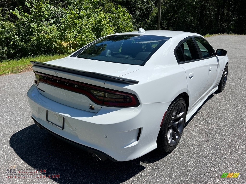 2023 Charger Scat Pack Plus - White Knuckle / Ruby Red/Black photo #6
