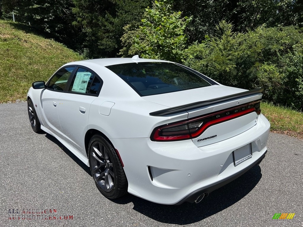 2023 Charger Scat Pack Plus - White Knuckle / Ruby Red/Black photo #7