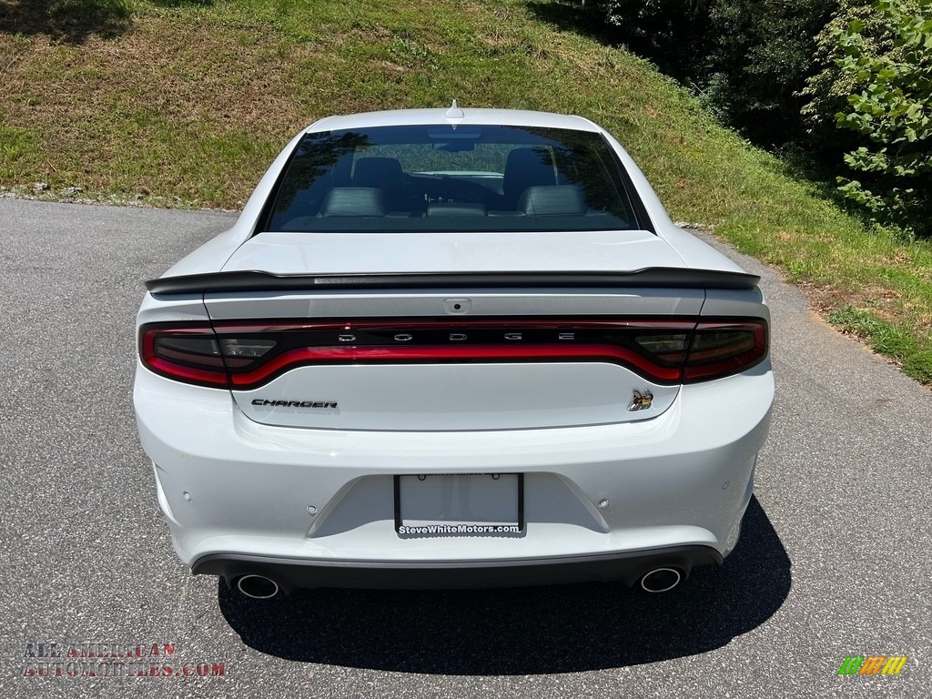 2023 Charger Scat Pack Plus - White Knuckle / Ruby Red/Black photo #8
