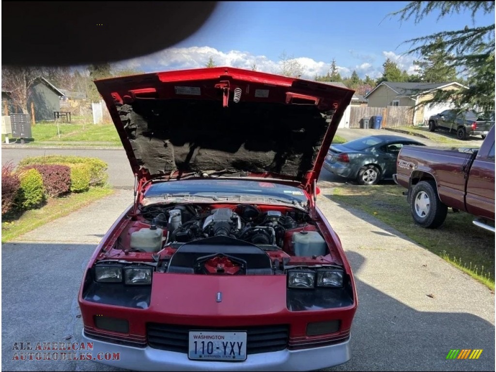1987 Camaro Z28 Sport Coupe - Bright Red / Red photo #7