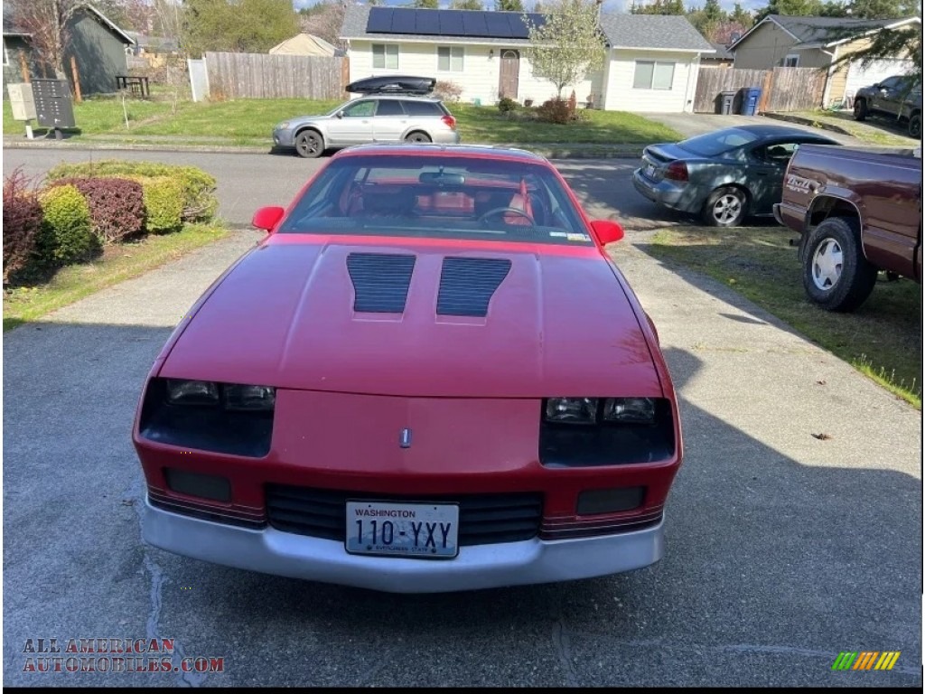1987 Camaro Z28 Sport Coupe - Bright Red / Red photo #11