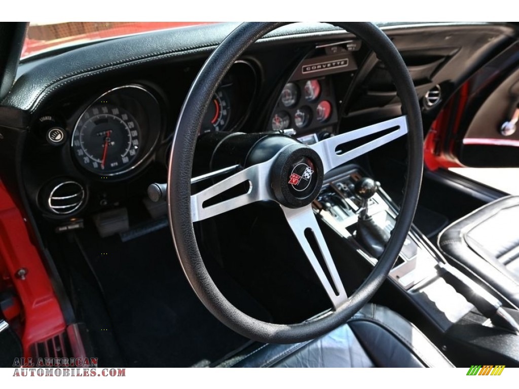 1972 Corvette Stingray Convertible - Mille Miglia Red / Black photo #6