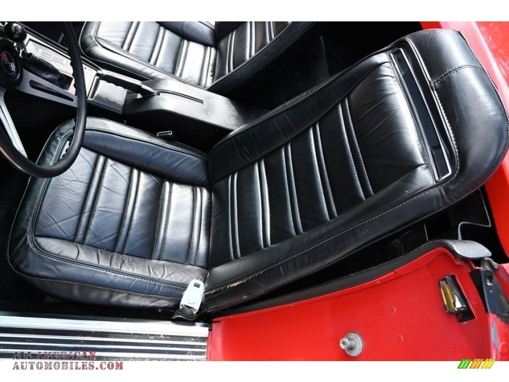 1972 Corvette Stingray Convertible - Mille Miglia Red / Black photo #7