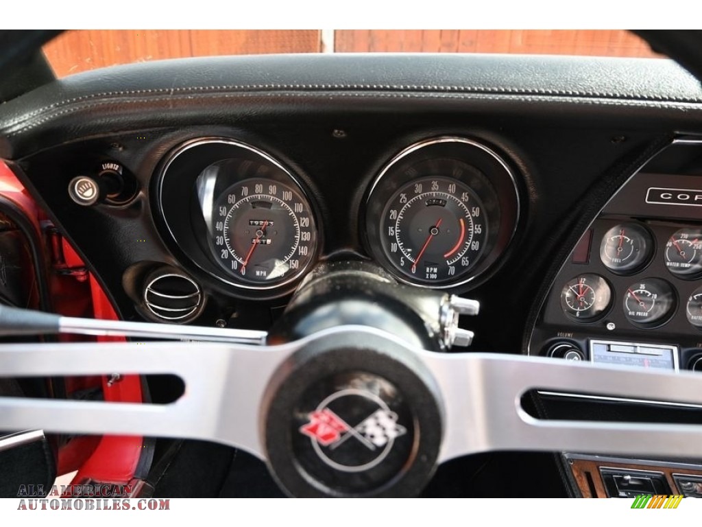 1972 Corvette Stingray Convertible - Mille Miglia Red / Black photo #9