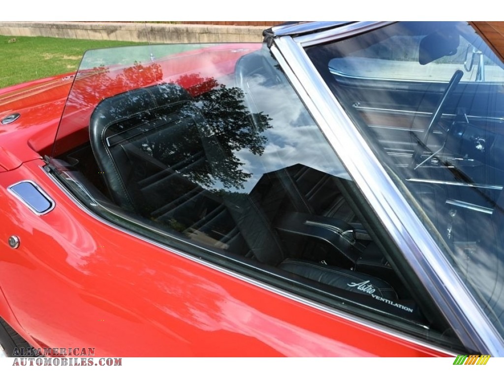 1972 Corvette Stingray Convertible - Mille Miglia Red / Black photo #14