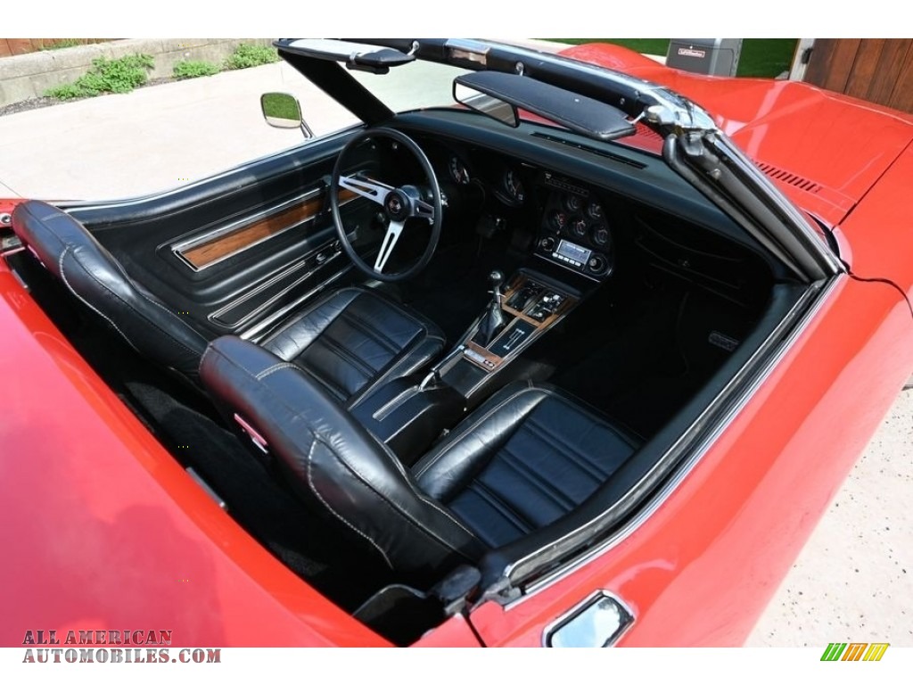 1972 Corvette Stingray Convertible - Mille Miglia Red / Black photo #15