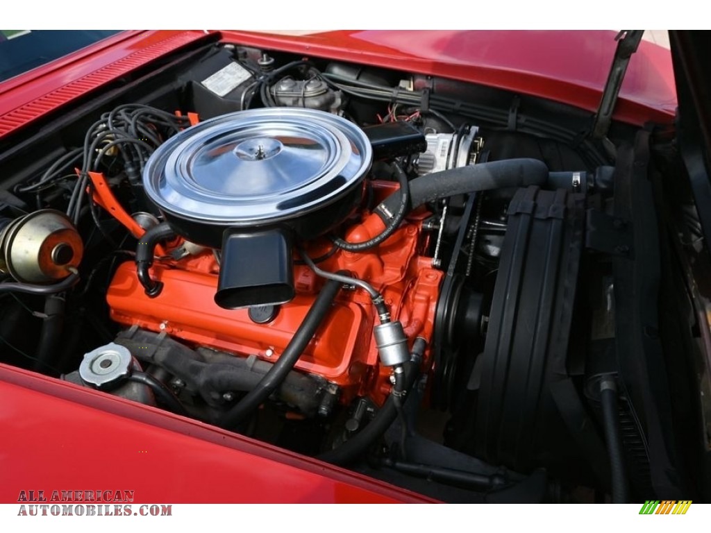 1972 Corvette Stingray Convertible - Mille Miglia Red / Black photo #20