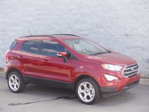Ruby Red Metallic 2021 Ford EcoSport SE 4WD