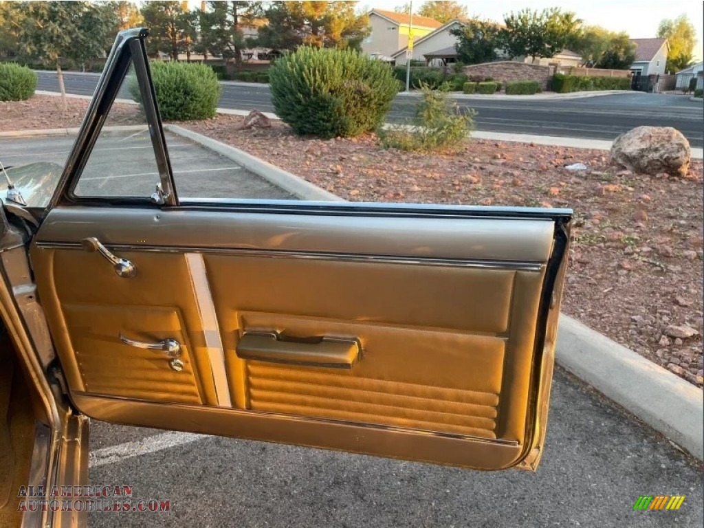 1967 Acadian Canso Sport Deluxe - Sandstone Metallic / Gold photo #14