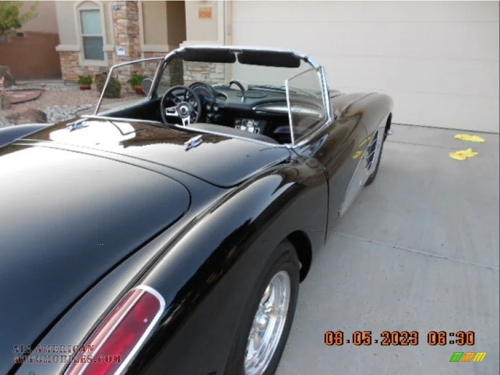 1960 Corvette Convertible Soft Top - Tuxedo Black / Black photo #4