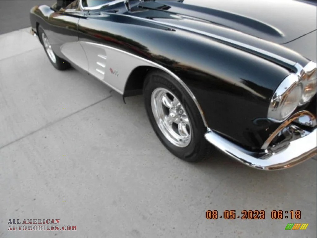 1960 Corvette Convertible Soft Top - Tuxedo Black / Black photo #25